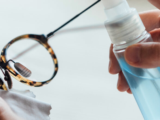 How to Disinfect Your Eyeglasses